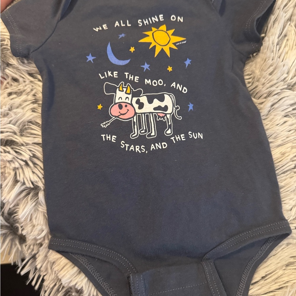 0-3M unisex Life is Good onesie